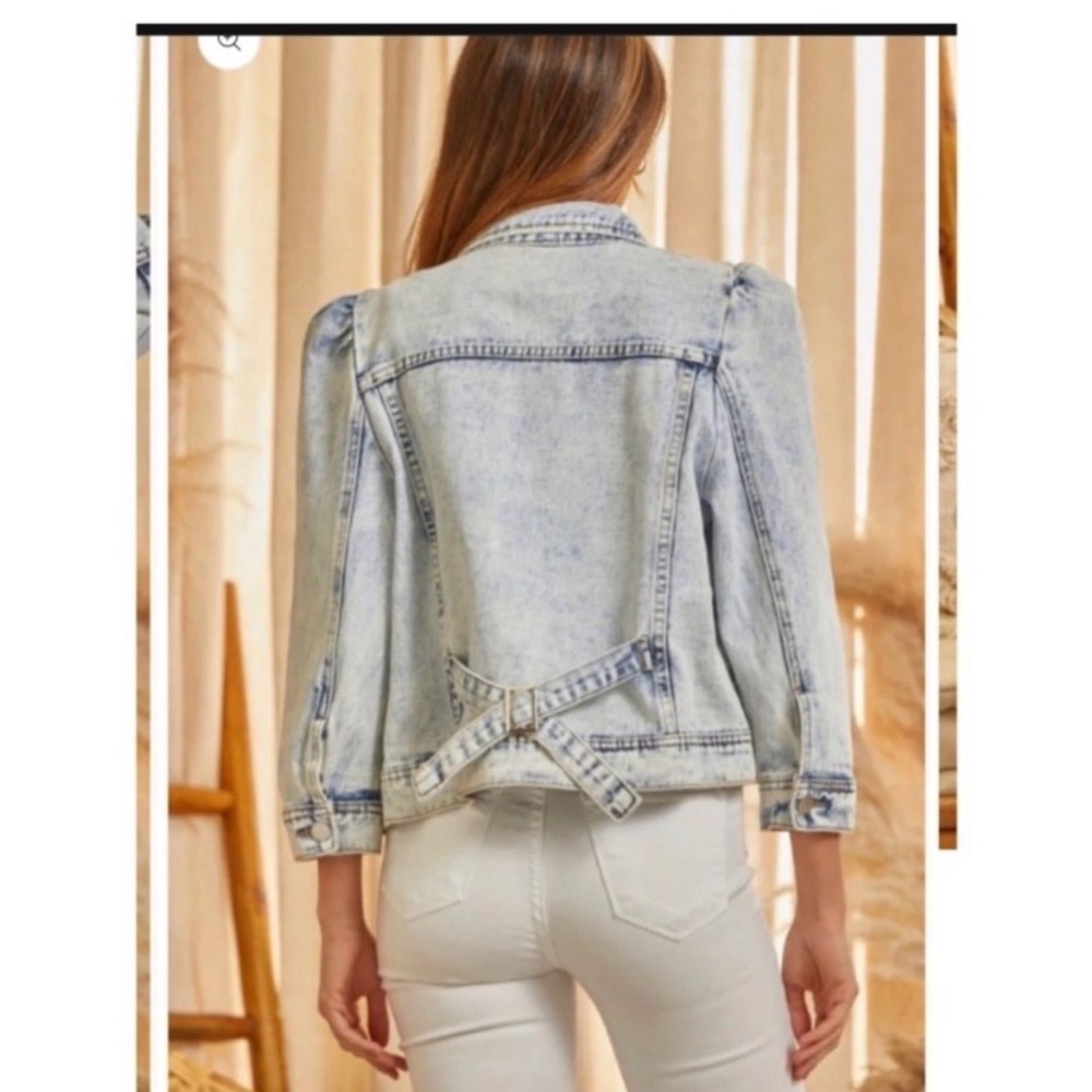 SAVANNA JANE Boho Jean Jacket - Picture 4 of 8